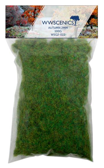 WWS 2mm Autumn Static Grass Refill - 100g