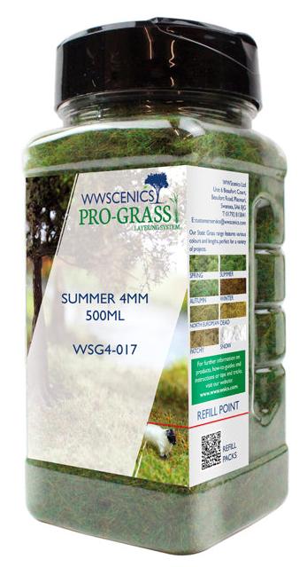 WWS 4mm Summer Static Grass - 500ml Canister