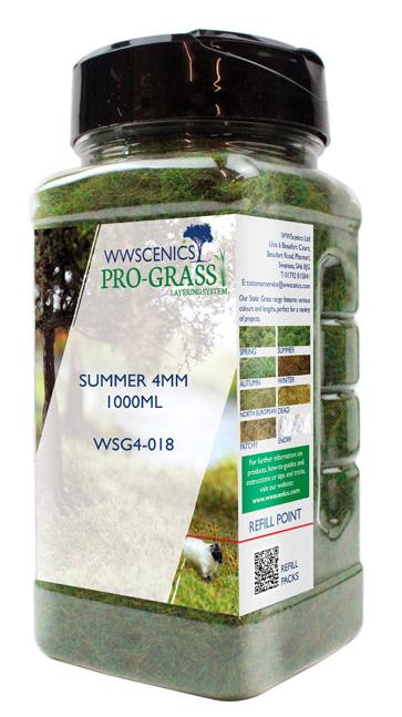 WWS 4mm Summer Static Grass - 1000ml Canister