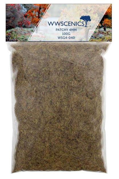 WWS 4mm Patchy Static Grass Refill - 100g