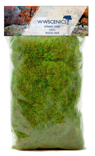 WWS 6mm Spring Static Grass Refill - 100g