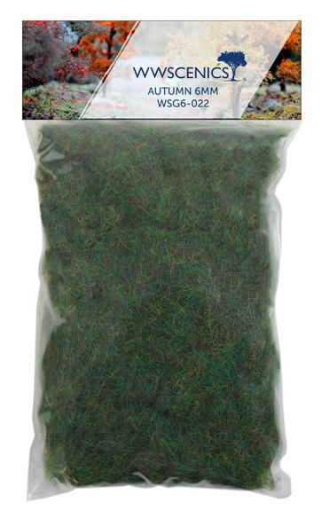 WWS 6mm Autumn Static Grass Refill - 100g