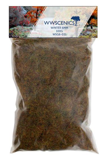 WWS 6mm Winter Static Grass Refill - 100g