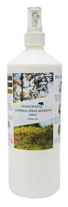 WWS Static Grass Layering Spray Adhesive 1000ml