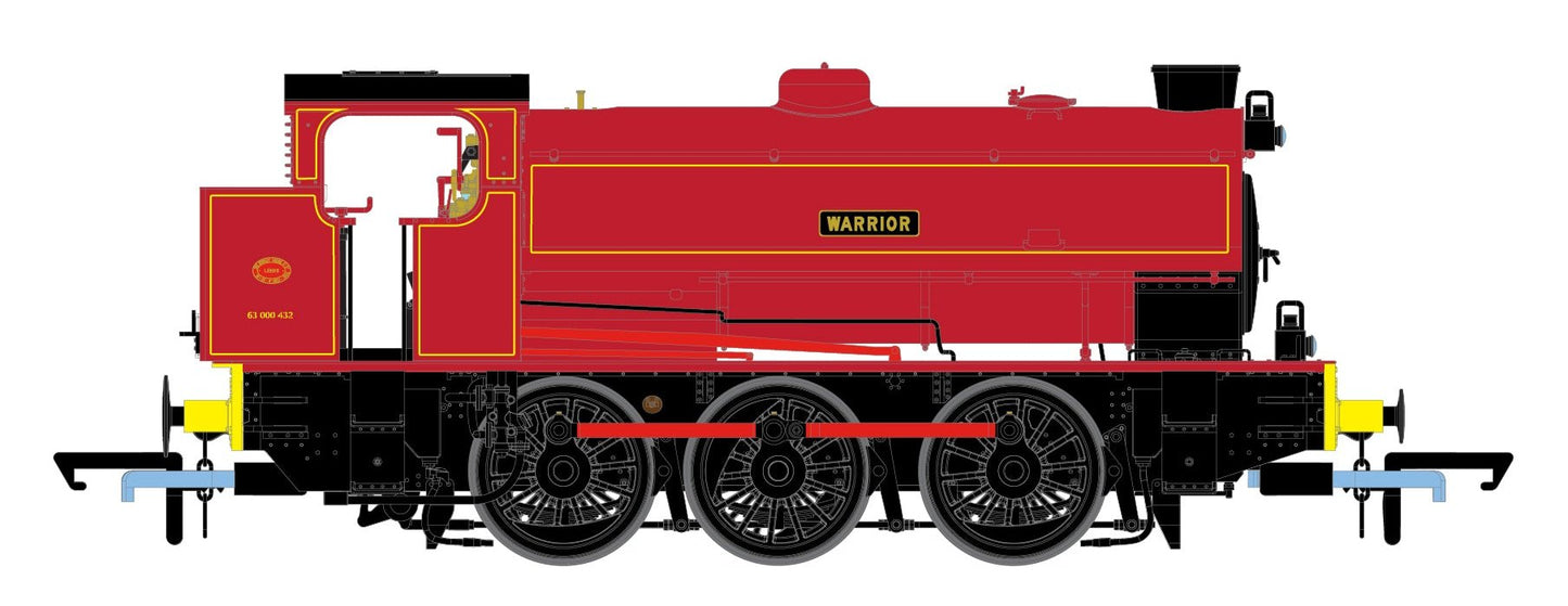 Hunslet 'Austerity' 0-6-0 Saddle Tank 'Warrior' NCB North West Steam Locomotive - DCC Sound