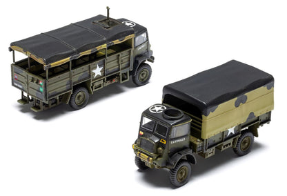 WWII 3-ton 4x4 General Service & Troop Trucks Model kit