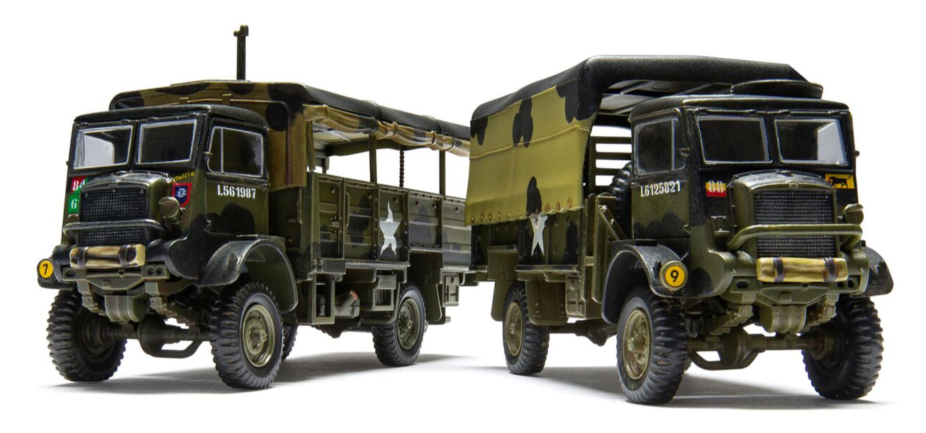 WWII 3-ton 4x4 General Service & Troop Trucks Model kit