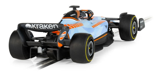 Voiture Scalextric 1:32 Williams FW45 Gulf - Alex Albon N°23, édition 2023, Compatible Analogique