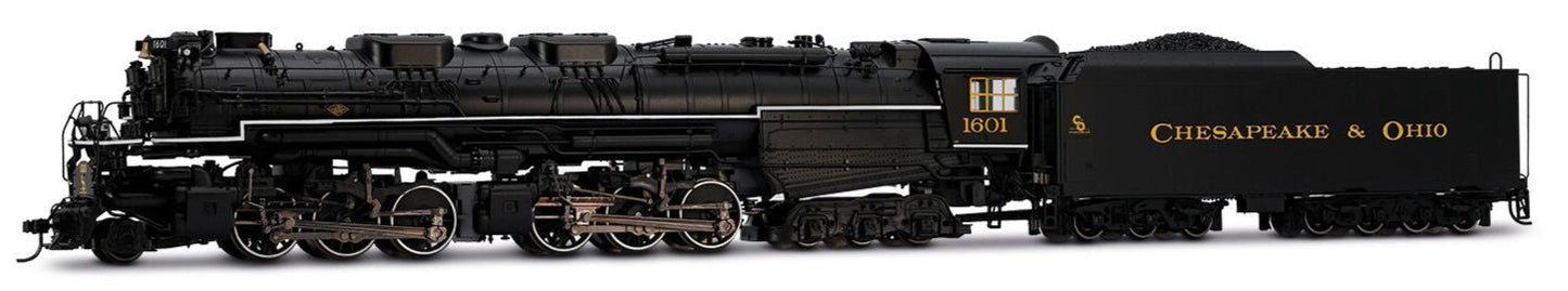 Cheseapeake & Ohio, articulated steam locomotive 2-6-6-6 "Allegheny", #1601 - DCC Sound