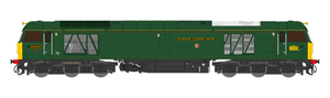 Highly Detailed Deluxe Weathered Class 60 081 “Isambard Kingdom Brunel” GWR Green Diesel Electric Locomotive