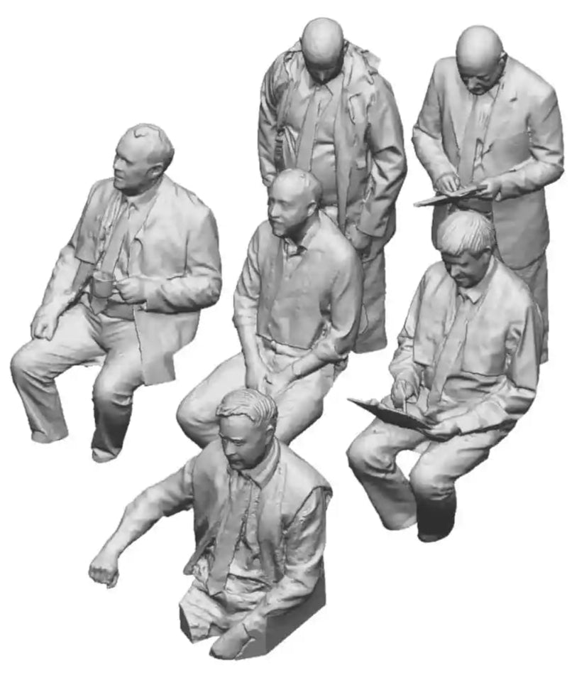 O Gauge Loco Specific Crew - Caroline Late BR Staff