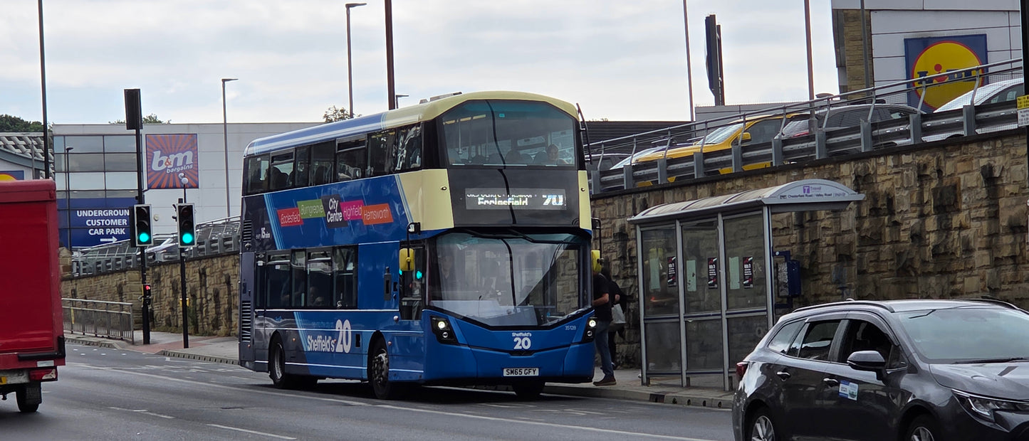 MBC3001 Wrightbus Streetdeck First Bus South Yorkshire 'Sheffield's 20' SM65 GFY