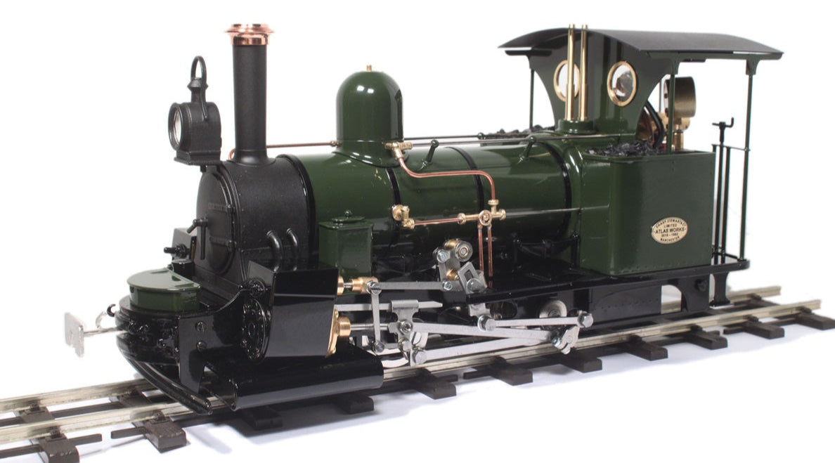 Class A 0-4-0 'Darjeeling' Black (Radio Control, Uninsulated Wheels) Steam Locomotive