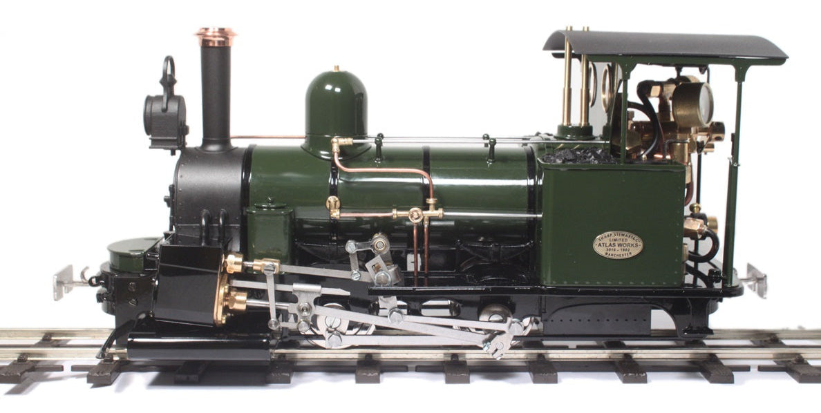 Class A 0-4-0 'Darjeeling' Black (Radio Control, Uninsulated Wheels) Steam Locomotive