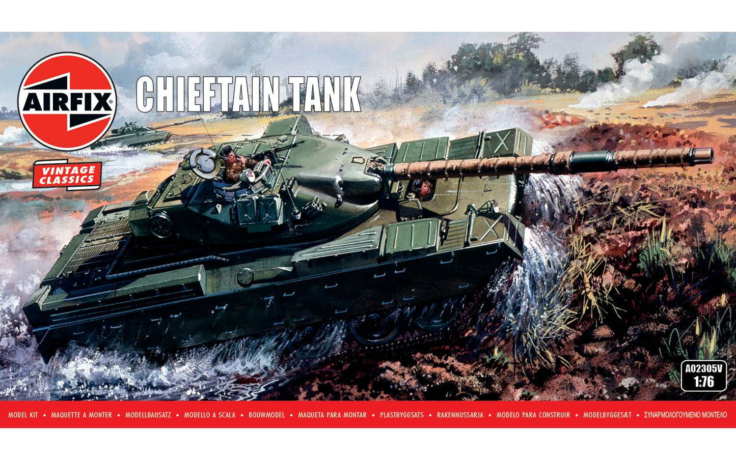 A02305V Chieftain Tank Model Kit