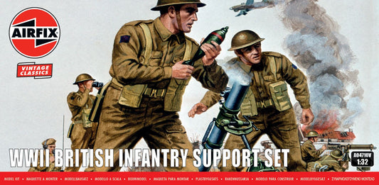 WWII British Infantry Support Set Model Kit
