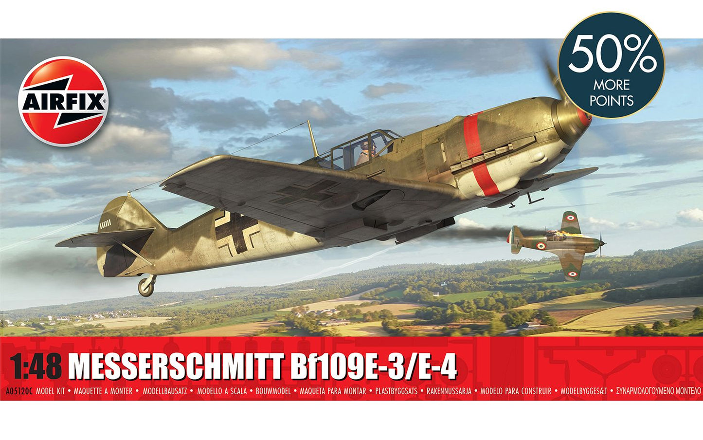 Messerschmitt Bf109E-3/E-4 Model Kit