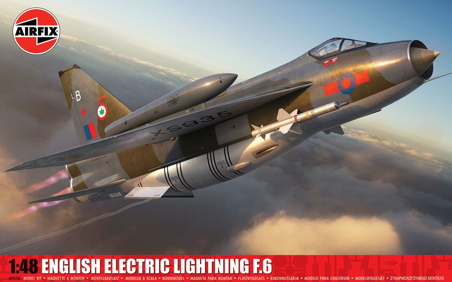 A09178A English Electric Lightning F.6 Model Kit