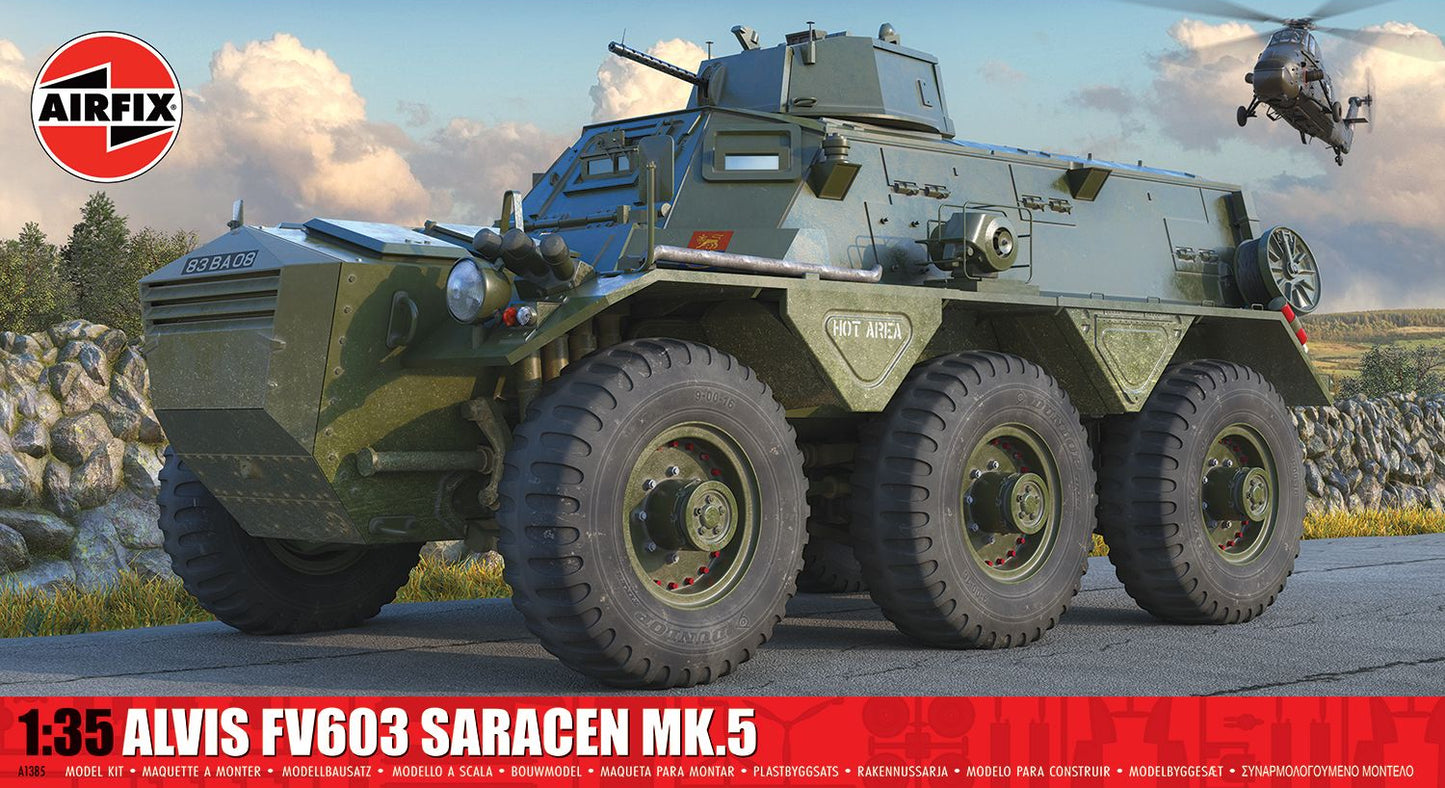 A1385 Alvis FV603 Saracen Mk.5 Model Kit