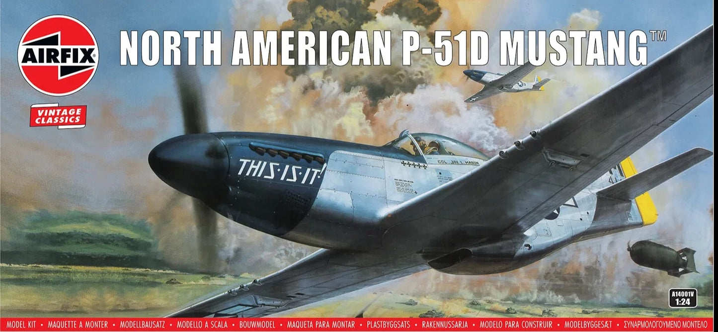 North American P-51D Mustang Model Kit