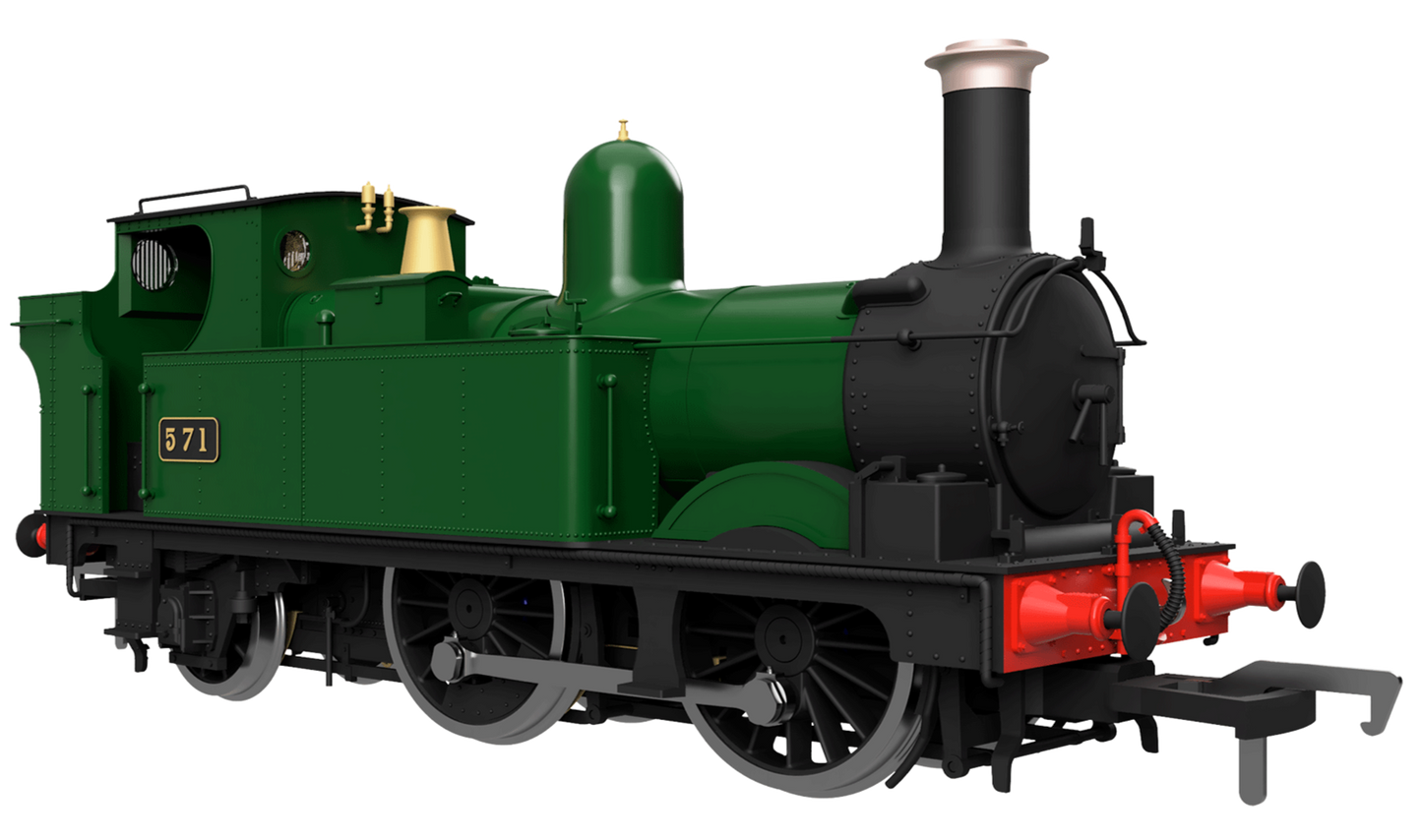 GWR 517 Class 0-4-2 1159 G.W. Green 'Great Western' Steam Locomotive - DCC Fitted