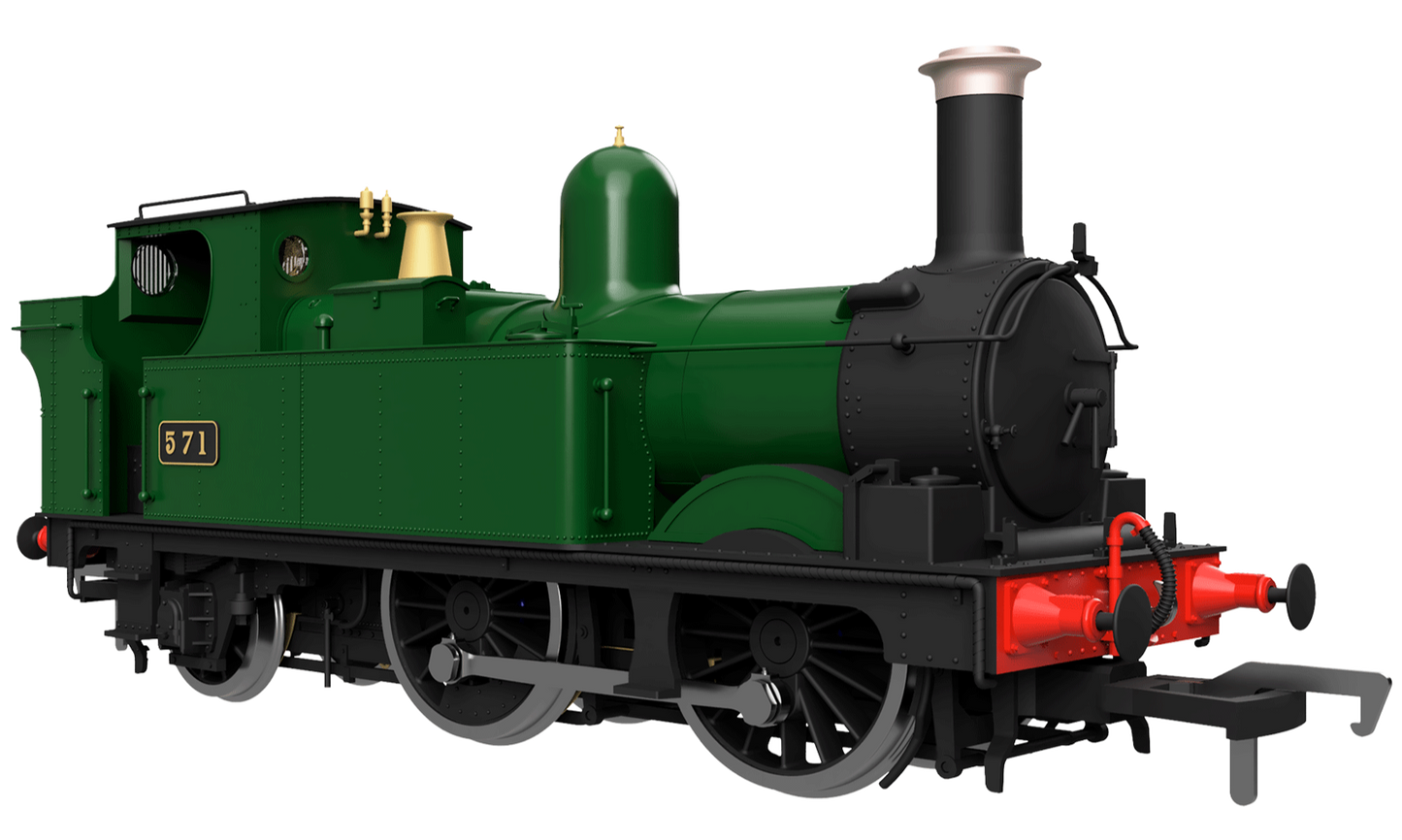 GWR 517 Class 0-4-2 1159 G.W. Green 'Great Western' Steam Locomotive - DCC Sound