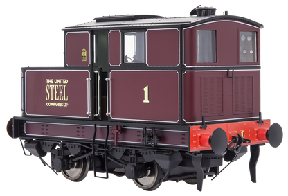 Sentinel Y1/Y3 United Steel No 1 Steam Locomotive - DCC Fitted