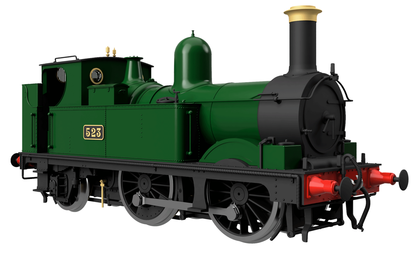 GWR 517 Class 0-4-2 523 G.W. Green 'Great Western' Steam Locomotive