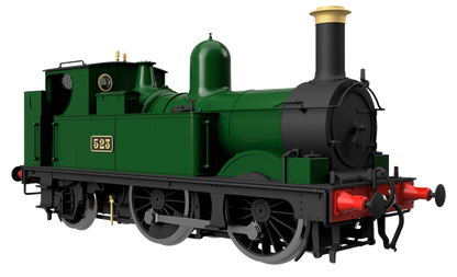 GWR 517 Class 0-4-2 523 G.W. Green 'Great Western' Steam Locomotive