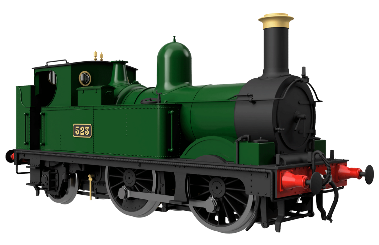 GWR 517 Class 0-4-2 523 G.W. Green 'Great Western' Steam Locomotive - DCC Sound