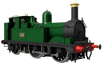 GWR 517 Class 0-4-2 523 G.W. Green 'Great Western' Steam Locomotive - DCC Fitted