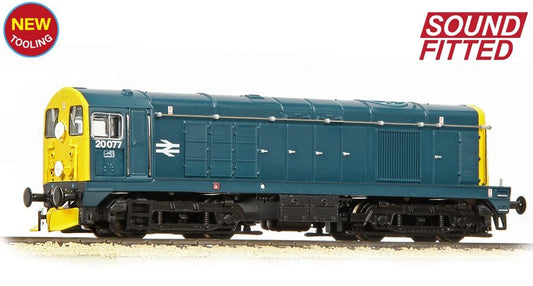 371-032BSF Class 20/0 Disc Headcode & Tablet Catcher Recess 20077 BR Blue Diesel Locomotive - DCC Sound