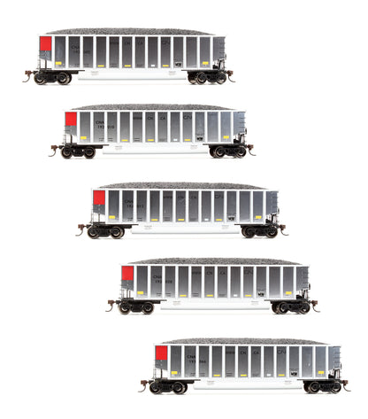 Pre-Owned Set Of 5 Canadian National Bethgon Coalporter