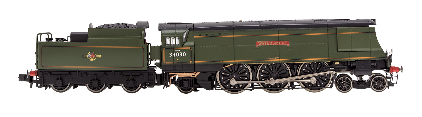 West Country ‘Watersmeet’ 34030 BR Green Late Crest
