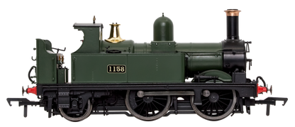 GWR 517 Class 0-4-2 1158 G.W. Green Steam Locomotive - DCC Fitted