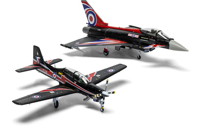 A40003 Eurofighter Typhoon FGR.4 "Blackjack" & Shorts Tucano T.1 - Twin Pack Model Kit