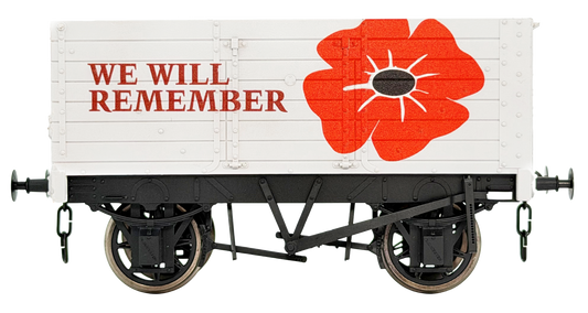 7F-073-036 Plank 9' Wheelbase We Will Remember Poppy - Weathered