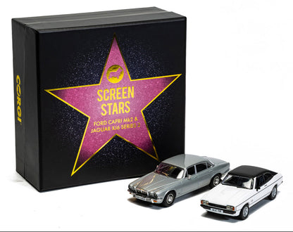 Screen Stars - Ford Capri Mk2 2.0S Diamond White, Jaguar XJ6 Series 2 Silver