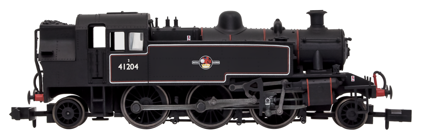 Ivatt 2-6-2T 41204 BR Late Crest Lined Black