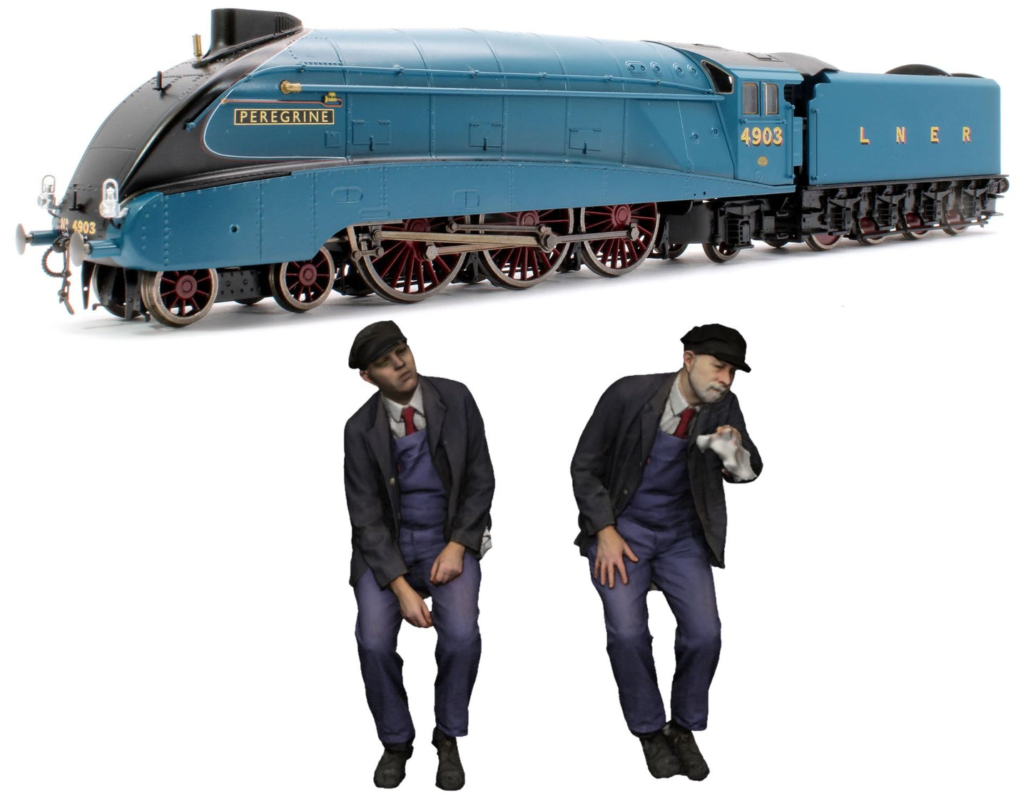 1:76 Scale Exclusive Black Label LNER A4 Crew - Full Colour 3D Print