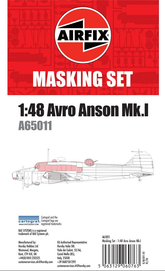 Masking Set - Avro Anson Mk.I