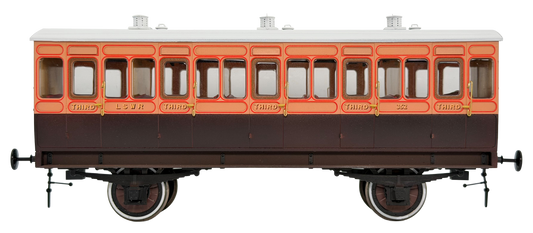 7P-020-150 Stroudley 4 Wheel LSWR suburban oil lit All 3rd No 352