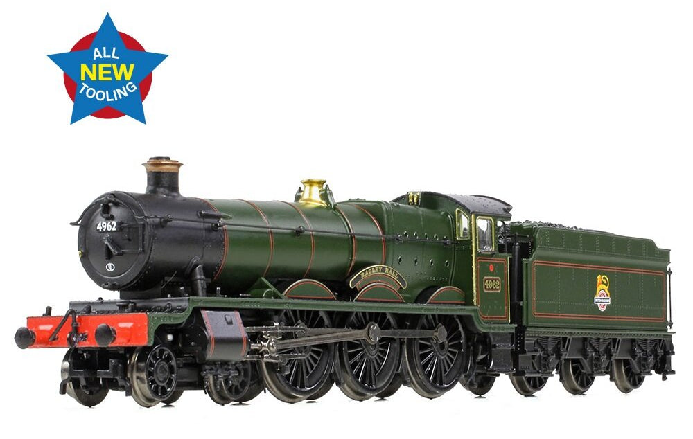 GWR 49XX 'Hall' 4962 'Ragley Hall' BR Lined Green (Early Emblem) Steam Locomotive