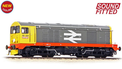 371-039ASF Class 20/0 Disc Headcode 20104 BR Railfreight (Red Stripe) Diesel Locomotive - DCC Sound