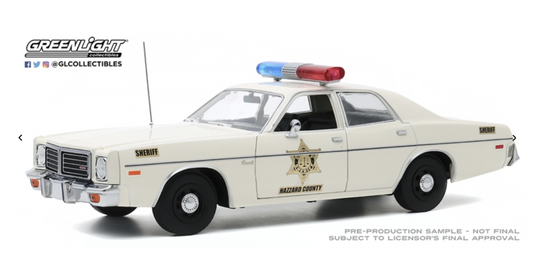 Hazzard County Sheriff - 1975 Dodge Coronet