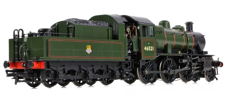32-831 LMS Ivatt 2MT 46521 BR Lined Green (Early Emblem) Steam Locomotive