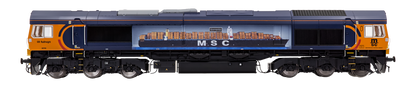 Class 66 709 GBRF Sorrento MSC Livery Diesel Locomotive - DCC Sound