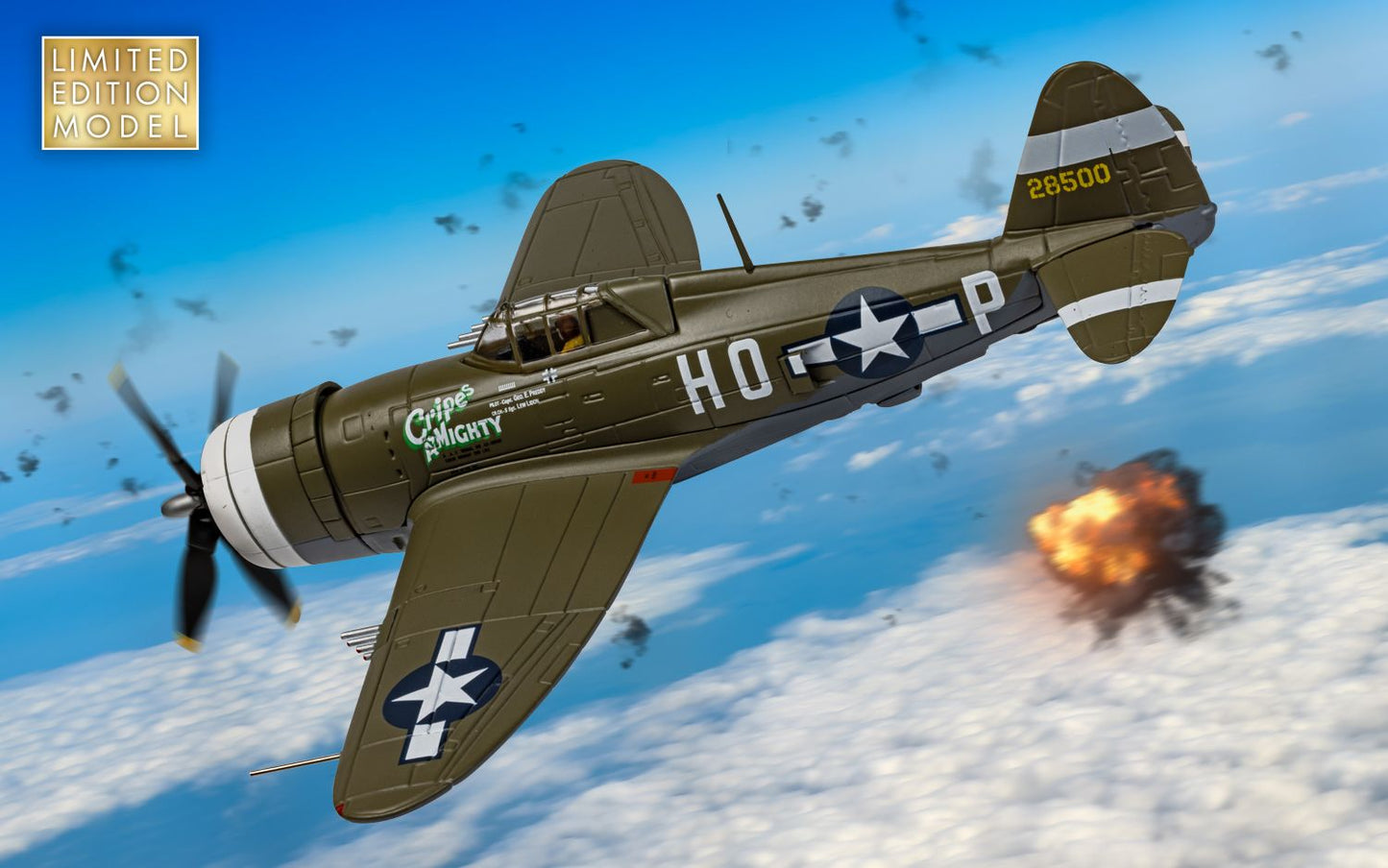 Republic P-47D Thunderbolt - 42-8500/HO-P - ‘Cripes A’ MIGHTY’