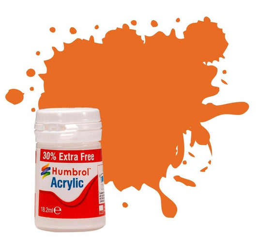 18 Orange Gloss - 14ml Acrylic Paint - Plus 30%