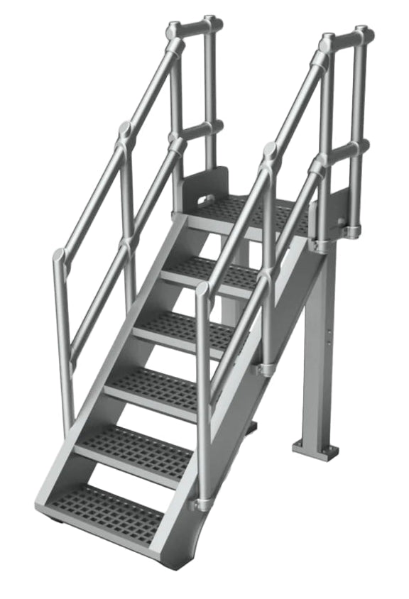 N Gauge Access Steps (V1.5) (Pack of 4) - Unpainted Model Kit